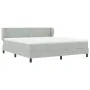 Cama con somier y colchón Gris Claro 180x200 cm Terciopelo | Foro24.es | Tu tienda online para hogar, jardín y más Foro24.es