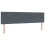 Cama Box Spring con Colchón Gris Oscuro de 180x200 cm en Terciopelo de , Camas y somieres - Ref: Foro24-3340401, Precio: 527,...