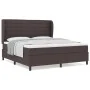 Cama Box Spring con Colchón Marrón Oscuro 180x200 cm Tela | Foro24.es | Tu tienda online para hogar, jardín y más Foro24.es