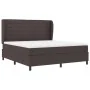 Cama Box Spring con Colchón Marrón Oscuro 180x200 cm Tela | Foro24.es | Tu tienda online para hogar, jardín y más Foro24.es