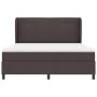 Cama Box Spring con Colchón Marrón Oscuro 180x200 cm Tela | Foro24.es | Tu tienda online para hogar, jardín y más Foro24.es
