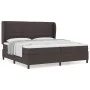 Cama con somier y colchón Marrón Oscuro 200x200 cm Tela | Foro24.es | Tu tienda online para hogar, jardín y más Foro24.es
