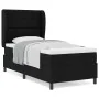 Cama Box Spring con colchón Negro 100x200 cm Tela von , Betten und Lattenroste - Ref: Foro24-3340552, Preis: 365,18 €, Rabatt: %