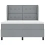 Cama con somier y colchón Gris Claro 140x190 cm Tela von , Betten und Lattenroste - Ref: Foro24-3340557, Preis: 539,28 €, Rab...