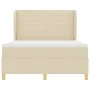 Cama con Colchón Crema 140x190 cm Tela von , Betten und Lattenroste - Ref: Foro24-3340688, Preis: 524,67 €, Rabatt: %