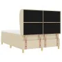 Cama con Colchón Crema 140x190 cm Tela von , Betten und Lattenroste - Ref: Foro24-3340688, Preis: 524,67 €, Rabatt: %
