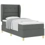 Colchón de Cama con Resortes Gris Oscuro 100x200 cm Tela | Foro24.es | Tu tienda online para hogar, jardín y más Foro24.es