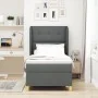 Colchón de Cama con Resortes Gris Oscuro 100x200 cm Tela | Foro24.es | Tu tienda online para hogar, jardín y más Foro24.es