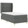 Colchón de Cama con Resortes Gris Oscuro 100x200 cm Tela | Foro24.es | Tu tienda online para hogar, jardín y más Foro24.es