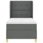Colchón de Cama con Resortes Gris Oscuro 100x200 cm Tela | Foro24.es | Tu tienda online para hogar, jardín y más Foro24.es