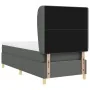 Colchón de Cama con Resortes Gris Oscuro 100x200 cm Tela | Foro24.es | Tu tienda online para hogar, jardín y más Foro24.es