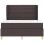 Cama tipo box spring con colchón marrón oscuro 140x190 cm tela | Foro24.es | Tu tienda online para hogar, jardín y más Foro24.es