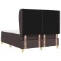 Cama tipo box spring con colchón marrón oscuro 140x190 cm tela | Foro24.es | Tu tienda online para hogar, jardín y más Foro24.es