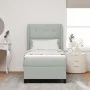 Cama con somier y colchón Gris Claro 90x200 cm Terciopelo | Foro24.es | Tu tienda online para hogar, jardín y más Foro24.es