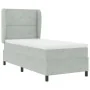 Cama con somier y colchón Gris Claro 90x200 cm Terciopelo | Foro24.es | Tu tienda online para hogar, jardín y más Foro24.es