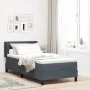 Cama Box Spring con Colchón Gris Oscuro 90x200 cm Terciopelo by , Beds and slatted bases - Ref: Foro24-3341451, Price: 302,00...