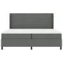 Cama con somier y colchón Gris Oscuro 200x200 cm Tela by , Beds and slatted bases - Ref: Foro24-3341603, Price: 706,10 €, Dis...