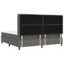 Cama con somier y colchón Gris Oscuro 200x200 cm Tela by , Beds and slatted bases - Ref: Foro24-3341603, Price: 706,10 €, Dis...