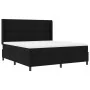 Cama con somier y colchón Negro 180x200 cm Tela by , Beds and slatted bases - Ref: Foro24-3341660, Price: 654,38 €, Discount: %