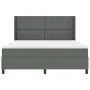 Cama con base caja y colchón gris oscuro 180x200 cm tela by , Beds and slatted bases - Ref: Foro24-3341659, Price: 655,31 €, ...