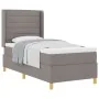 Cama con somier y colchón Taupe 100x200 cm Tela by , Beds and slatted bases - Ref: Foro24-3341760, Price: 387,22 €, Discount: %