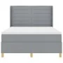 Cama Box Spring con Colchón Gris Claro 140x190 cm Tela | Foro24.es | Tu tienda online para hogar, jardín y más Foro24.es