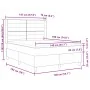Cama Box Spring con Colchón Gris Claro 140x190 cm Tela | Foro24.es | Tu tienda online para hogar, jardín y más Foro24.es