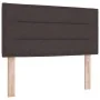 Estructura de Cama con Colchón Marrón Oscuro Tela 90 x 200 cm | Foro24.es | Tu tienda online para hogar, jardín y más Foro24.es