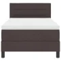 Estructura de Cama con Colchón Marrón Oscuro Tela 90 x 200 cm | Foro24.es | Tu tienda online para hogar, jardín y más Foro24.es
