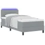 Marco de cama con colchón Gris claro Tela 100 x 200 cm Cama von , Betten und Lattenroste - Ref: Foro24-3342107, Preis: 338,18...