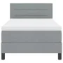 Marco de cama con colchón Gris claro Tela 100 x 200 cm Cama von , Betten und Lattenroste - Ref: Foro24-3342107, Preis: 338,18...