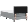 Marco de cama con colchón Gris claro Tela 100 x 200 cm Cama von , Betten und Lattenroste - Ref: Foro24-3342107, Preis: 338,18...
