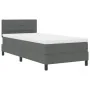 Estructura de Cama con Colchón Gris Tela 100 x 200 cm von , Betten und Lattenroste - Ref: Foro24-3342108, Preis: 337,47 €, Ra...
