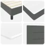 Estructura de Cama con Colchón Gris Tela 100 x 200 cm von , Betten und Lattenroste - Ref: Foro24-3342108, Preis: 337,47 €, Ra...