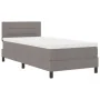Cama con marco y colchón Gris Tela 100 x 200 cm Colchón de cama by , Beds and slatted bases - Ref: Foro24-3342111, Price: 356...