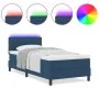 Estructura de Cama con Colchón Azul Tela 100 x 200 cm von , Betten und Lattenroste - Ref: Foro24-3342113, Preis: 350,98 €, Ra...