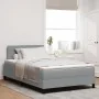 Marco de cama con colchón Gris claro Tela 120 x 200 cm | Foro24.es | Tu tienda online para hogar, jardín y más Foro24.es