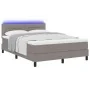 Estructura de cama con colchón Gris claro Tela 140 x 200 cm by , Beds and slatted bases - Ref: Foro24-3342139, Price: 455,42 ...