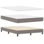 Estructura de cama con colchón Gris claro Tela 140 x 200 cm by , Beds and slatted bases - Ref: Foro24-3342139, Price: 455,42 ...