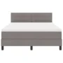 Estructura de cama con colchón Gris claro Tela 140 x 200 cm by , Beds and slatted bases - Ref: Foro24-3342139, Price: 455,42 ...