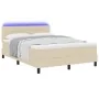 Estructura de Cama con Colchón Beige Tela 140 x 200 cm | Foro24.es | Tu tienda online para hogar, jardín y más Foro24.es