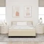 Estructura de Cama con Colchón Beige Tela 140 x 200 cm | Foro24.es | Tu tienda online para hogar, jardín y más Foro24.es