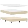 Estructura de Cama con Colchón Beige Tela 140 x 200 cm | Foro24.es | Tu tienda online para hogar, jardín y más Foro24.es