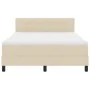 Estructura de Cama con Colchón Beige Tela 140 x 200 cm | Foro24.es | Tu tienda online para hogar, jardín y más Foro24.es
