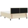 Estructura de Cama con Colchón Beige Tela 140 x 200 cm | Foro24.es | Tu tienda online para hogar, jardín y más Foro24.es