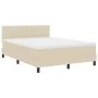 Marco de Cama con Colchón Beige Tela 160 x 200 cm Colchón de cama | Foro24.es | Tu tienda online para hogar, jardín y más Foro24.es