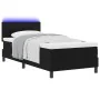 Estructura de Cama con Colchón Negro y Blanco Tela 90 x 200 cm | Foro24.es | Tu tienda online para hogar, jardín y más Foro24.es