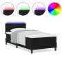 Estructura de Cama con Colchón Negro y Blanco Tela 90 x 200 cm | Foro24.es | Tu tienda online para hogar, jardín y más Foro24.es