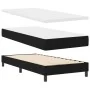 Estructura de Cama con Colchón Negro y Blanco Tela 90 x 200 cm | Foro24.es | Tu tienda online para hogar, jardín y más Foro24.es