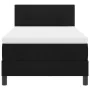 Estructura de Cama con Colchón Negro y Blanco Tela 90 x 200 cm | Foro24.es | Tu tienda online para hogar, jardín y más Foro24.es